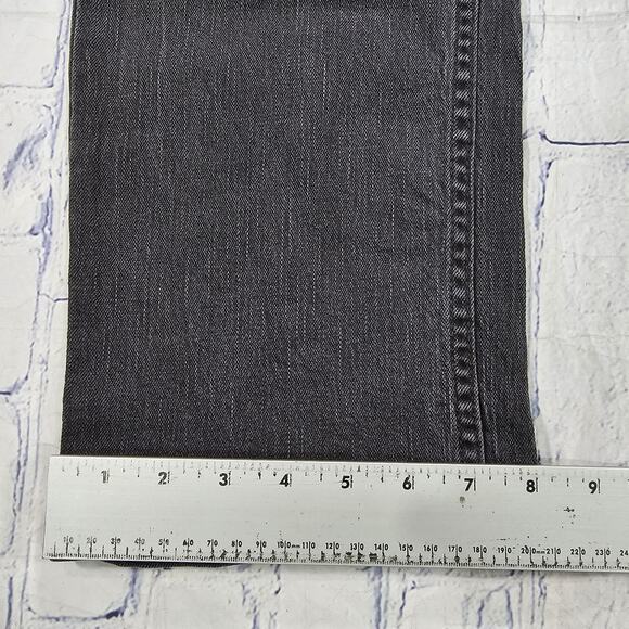 Levis 559 MENS SIZE 36X29 Jeans Black Relaxed Straight Leg Denim - Picture 4 of 14